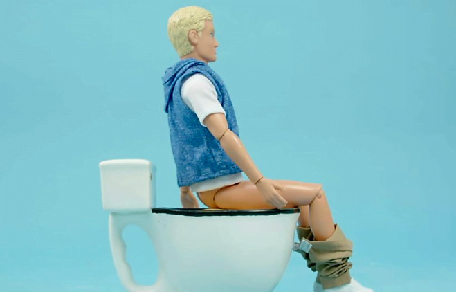 How to properly sit on the toilet